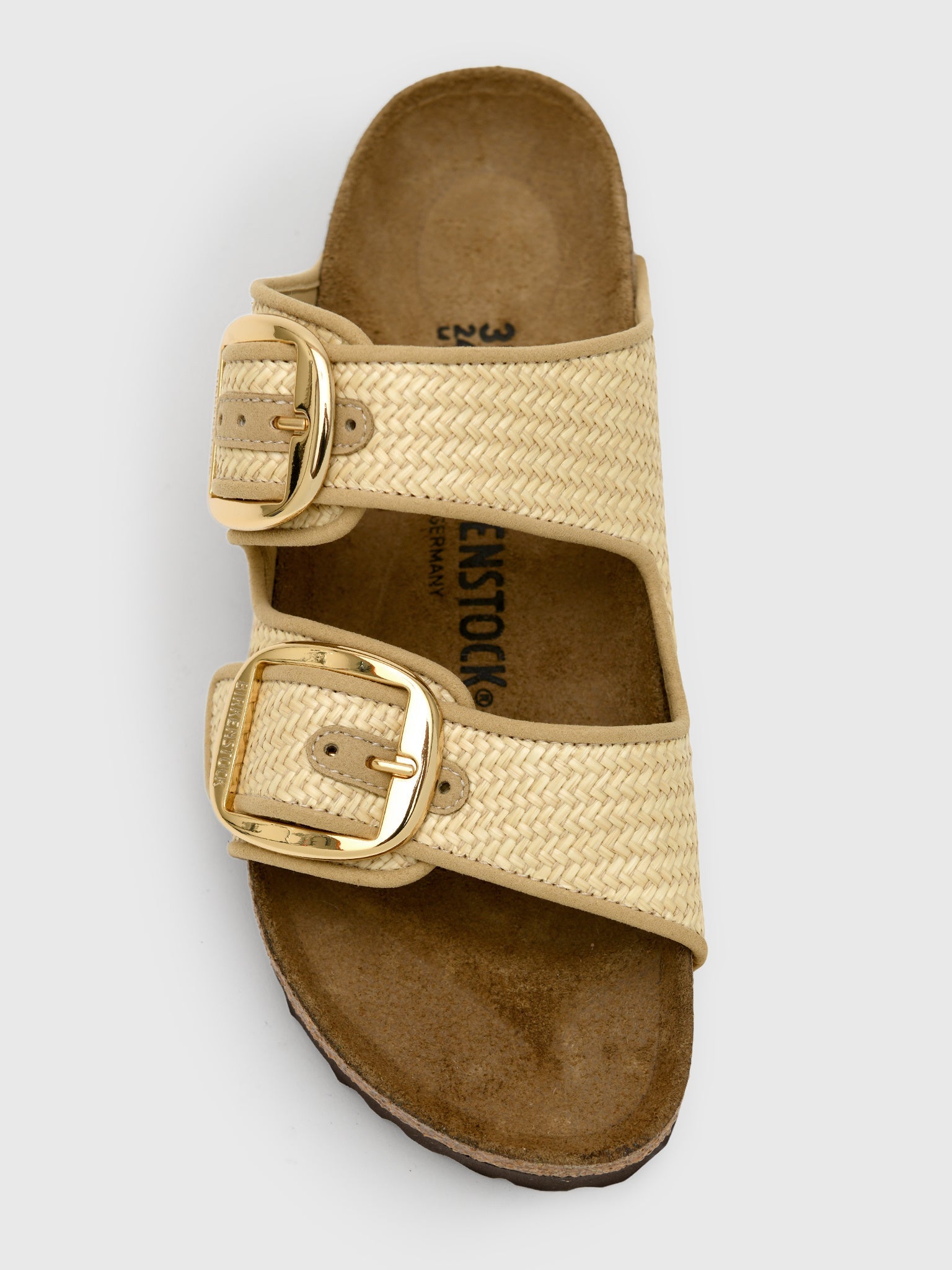 Birkenstock Women's Arizona Big Buckle Raffia Sandal