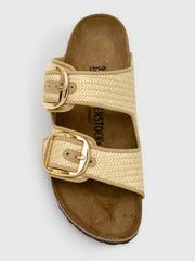 Birkenstock Women's Arizona Big Buckle Raffia Sandal