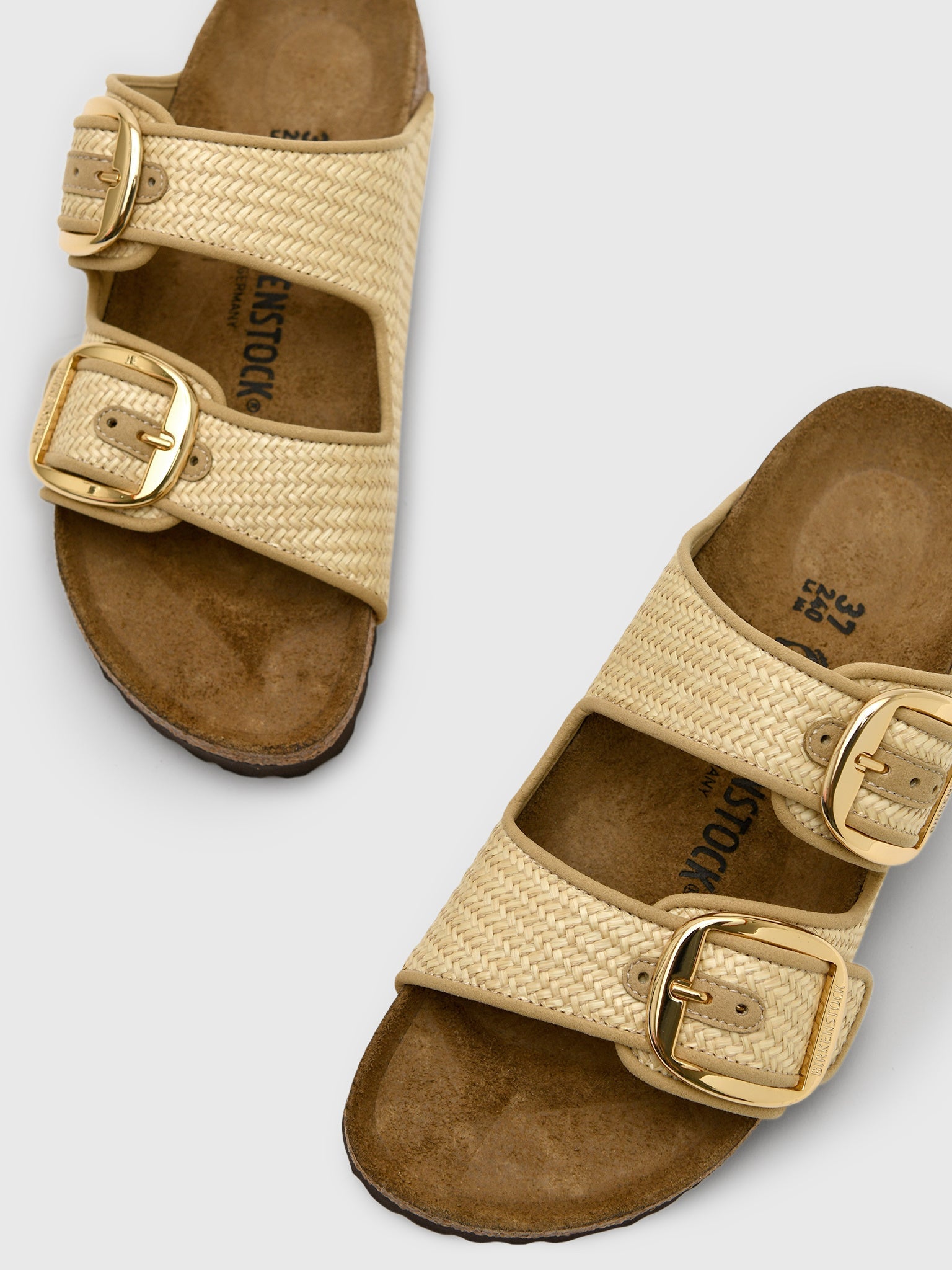 Birkenstock Women's Arizona Big Buckle Raffia Sandal