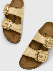 Birkenstock Women's Arizona Big Buckle Raffia Sandal