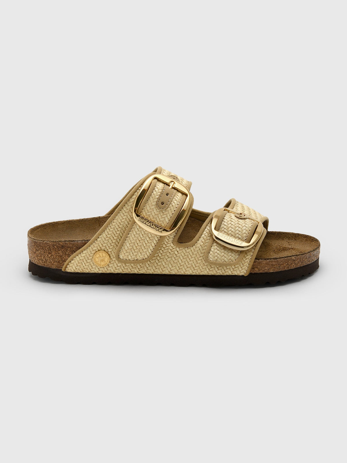Birkenstock Women's Arizona Big Buckle Raffia Sandal